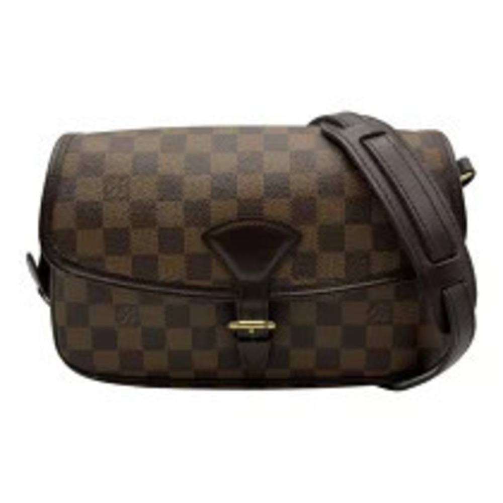 Louis Vuitton Sologne Brown Damier Leather Shoulder Bag
